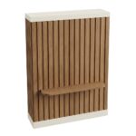 B280 - Slatted Walls With Console Shelf - Console Table