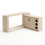 B280 - Corner Shelving - Bar Counter