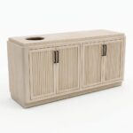 B280 - Coffee Bar Trash Cabinet - Cabinet