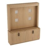 B280 - Island Routes Credenza Hutch - Cabinet