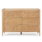 Bali Bedroom Collection – 6 Drawer Wide Chest - Dresser