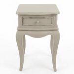 Christa – 1 Drawer Curved Leg Bedside - Side Table