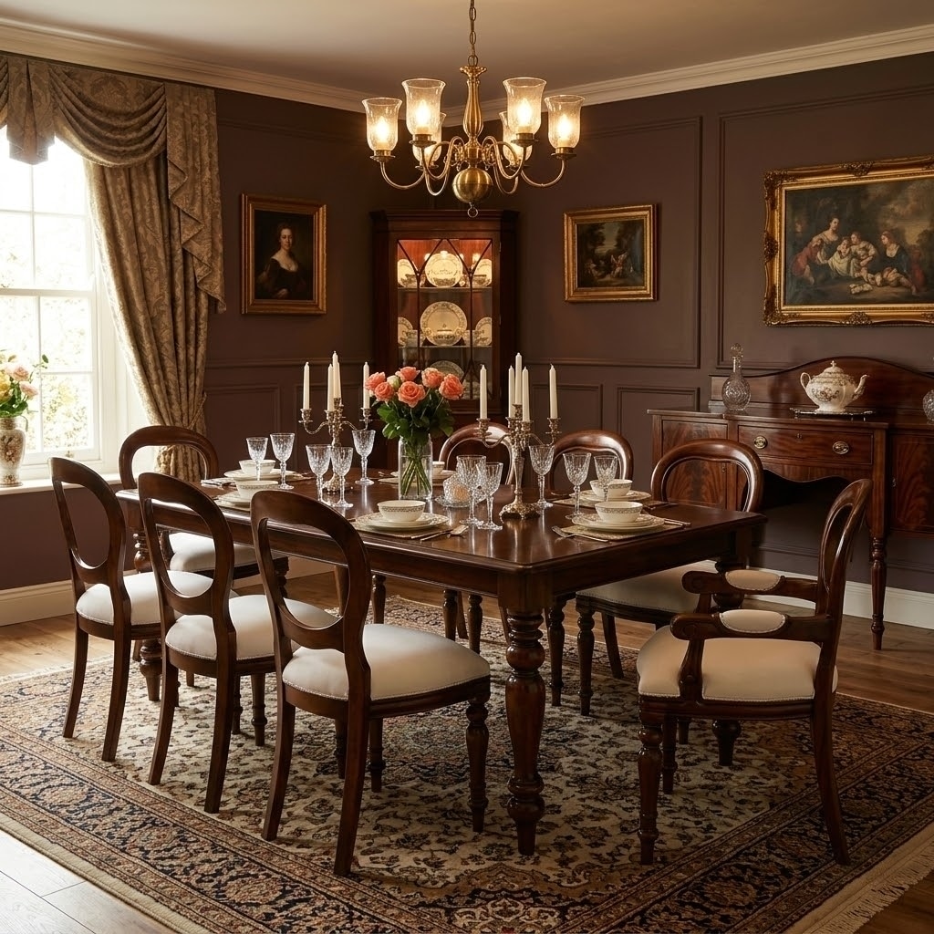 Dorchester Collection – Balloon Back Dining Chair - Dining Chair - Image 4