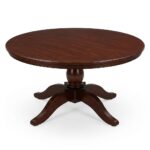 LCY - Large Round Wood Dining Table - Dining Table