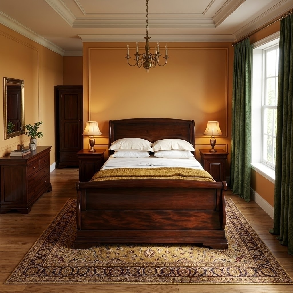 Normandie – Beadstead Low Highboard 90 cm - Bed - Image 3