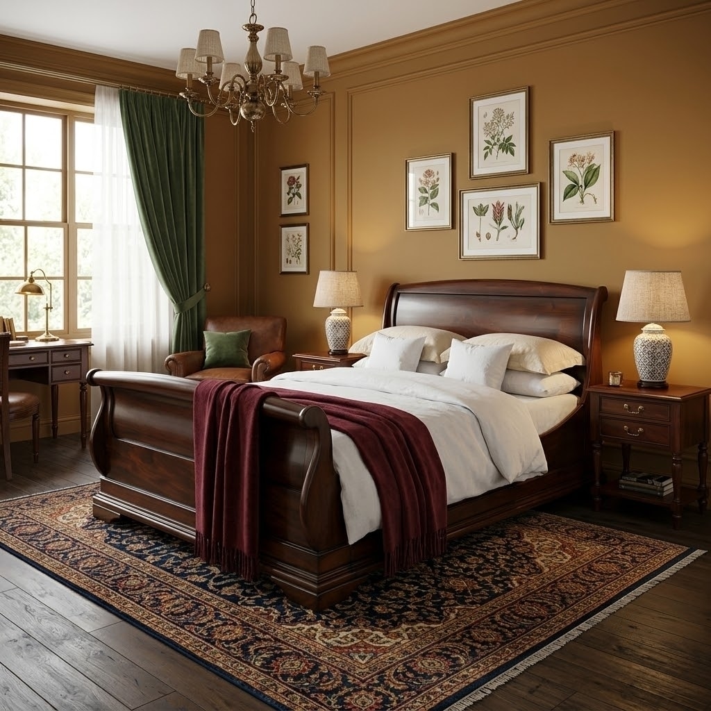 Normandie – Beadstead Low Highboard 150 cm - Bed - Image 4