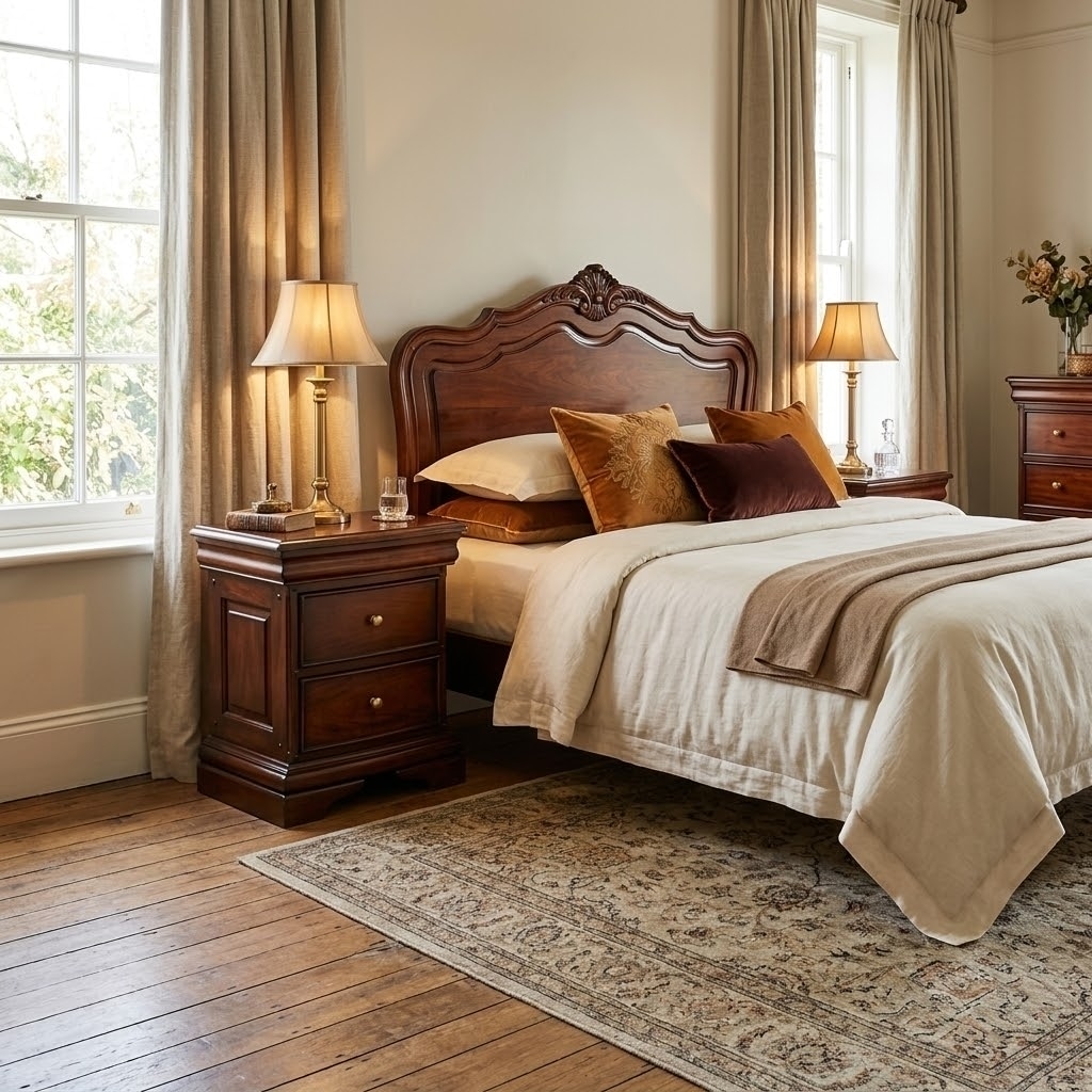 Normandie – 3 Drawer Bedside - Dresser - Image 6