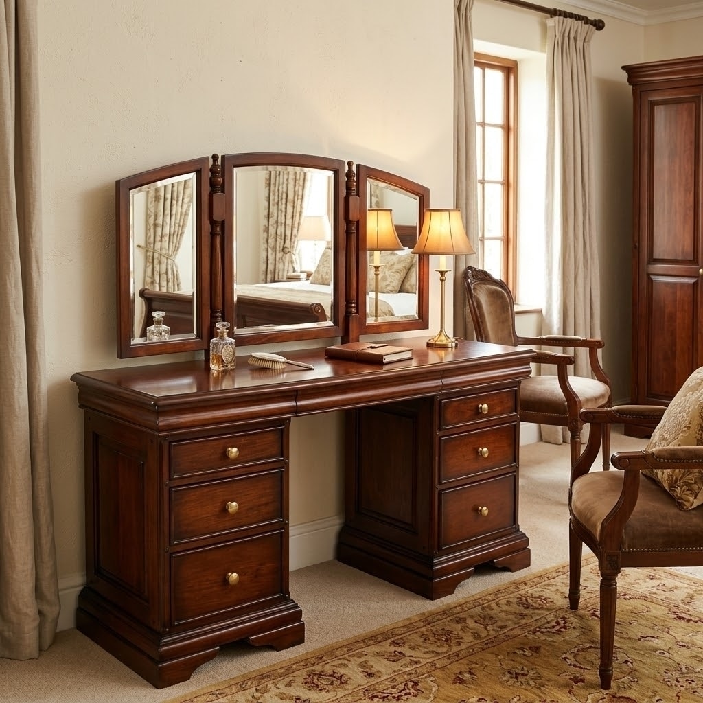 Normandie – Dressing Table with Mirror - Dressing Table - Image 7