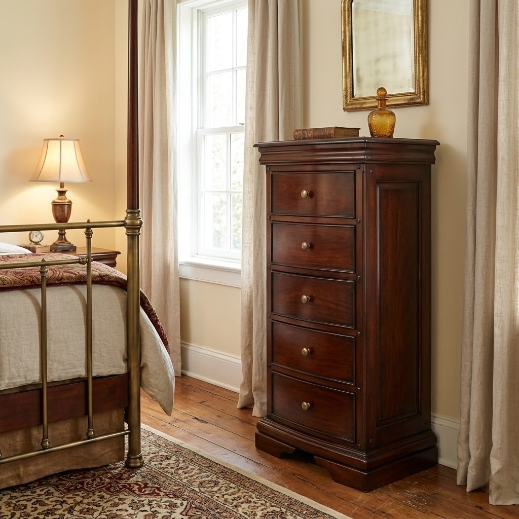 Normandie – Narrow 6 Drawer Chest - Dresser - Image 6